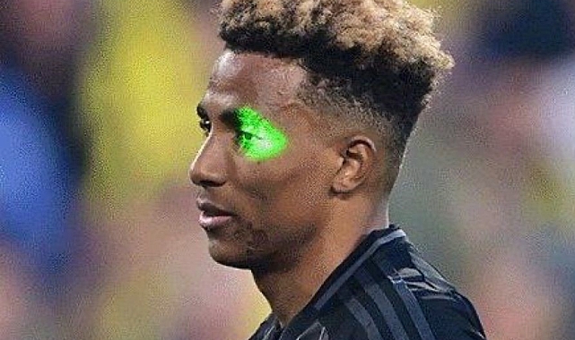 Gedson Fernandes'e lazer tutan taraftar gözaltına alındı