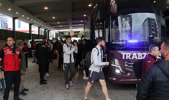 Trabzonspor kafilesi, Gaziantep'te
